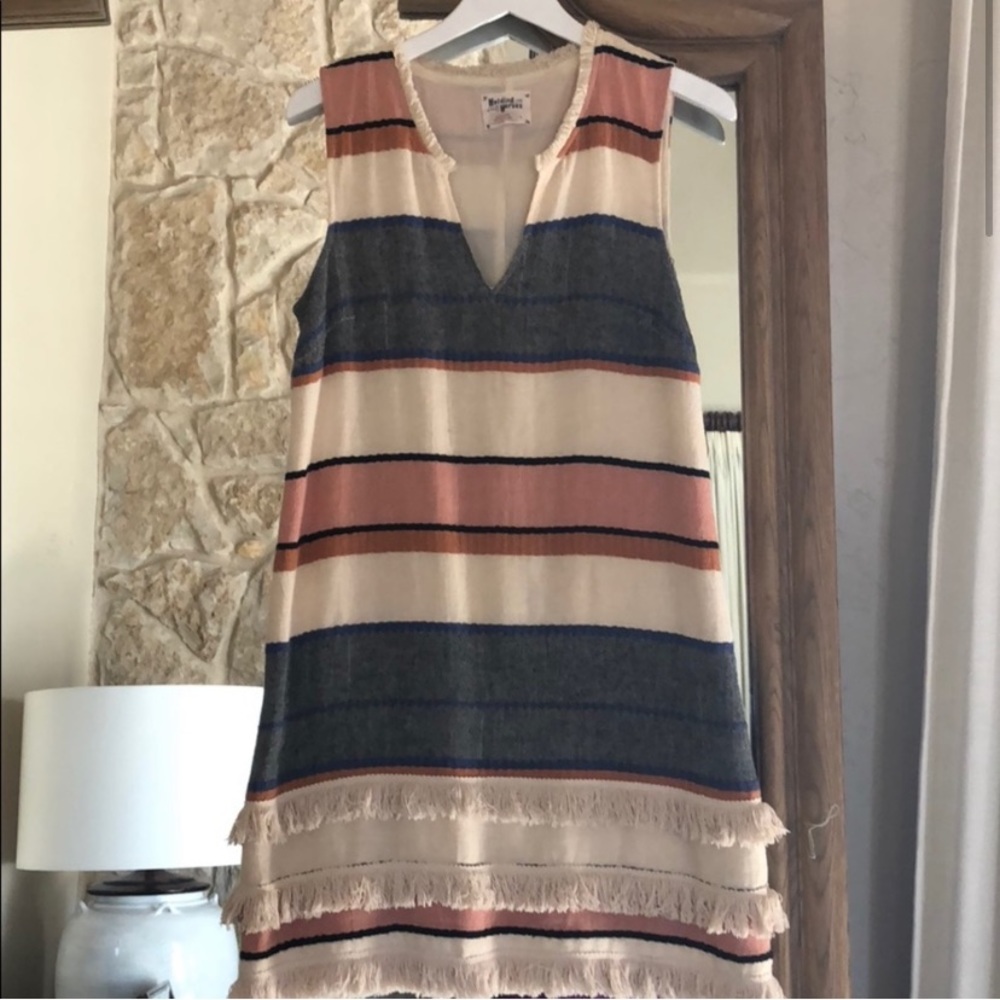 Anthropologie Holding Horses Fringe Dress
